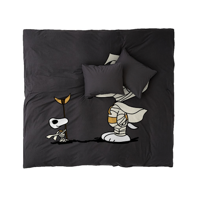 Snoopy Cosplays As Moonlight Knight, Snoopy Duvet Cover Set