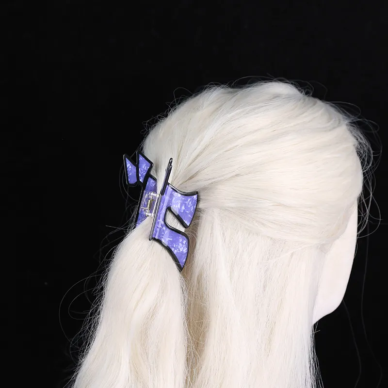 JoJo Bizarre Adventure Themed Acetate Hair Claw Clip