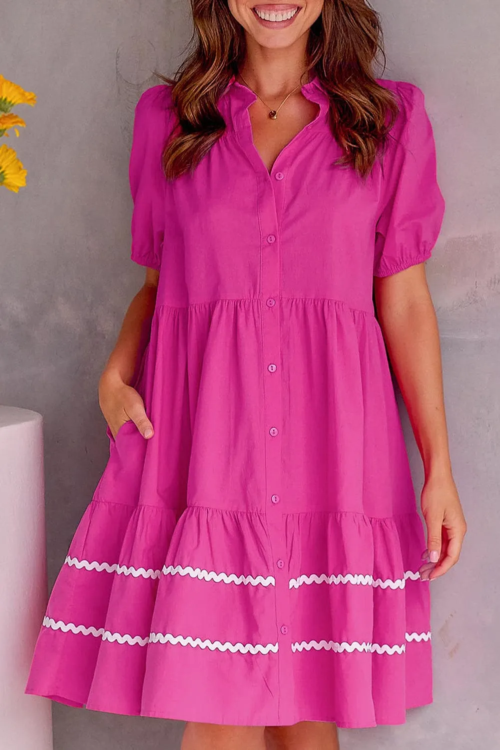 Charming Plaid Dress