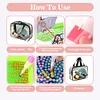 DIY Turtle Diamond Art Rhinestone Makeup Bag Transparent PVC Storage Pack Gift