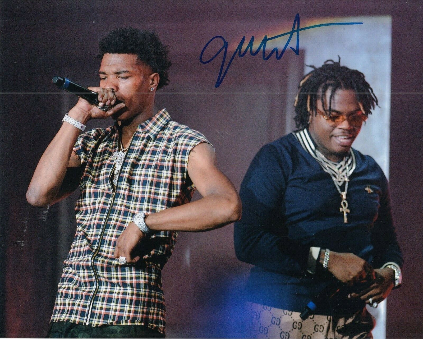 GUNNA signed (DRIP TO HARD) Music Rapper 8X10 Photo Poster painting W/COA Sergio Kitchens #5