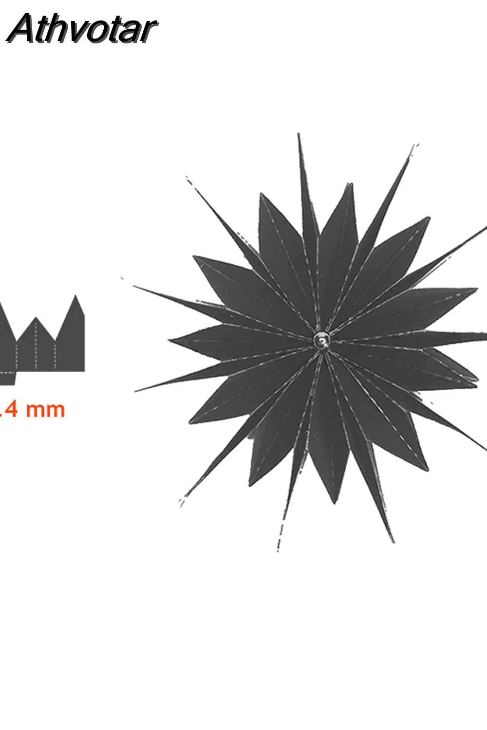 Athvotar styles 3D Folded Stars Creative Metal Cutting Dies for DIY Scrapbooking Paper Cards Crafts Making 2023 New