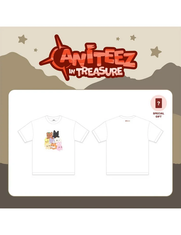 Ateez Aniteez IN Treasure T-Shirt officialateezshop