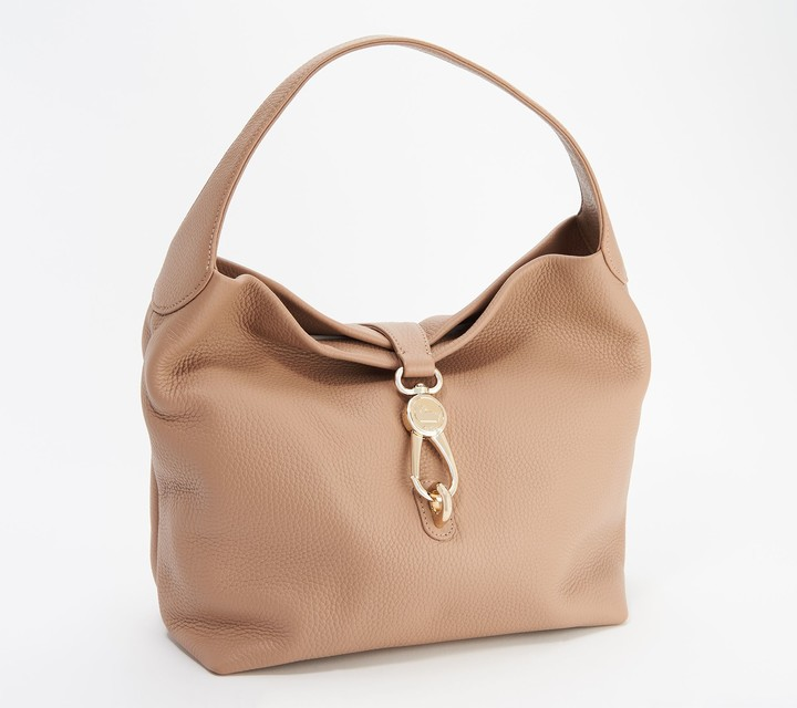 Pebble Leather Logo Lock Hobo[-—Only 9 sets left (7 pieces - $129) -