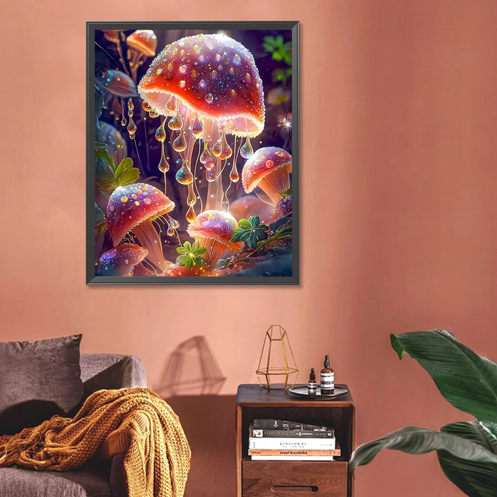 Diamond Painting - Full Round Drill - Mushroom(Canvas|40*50cm)