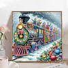 Diamond Painting-DIY Crystal Rhinestone Christmas Train