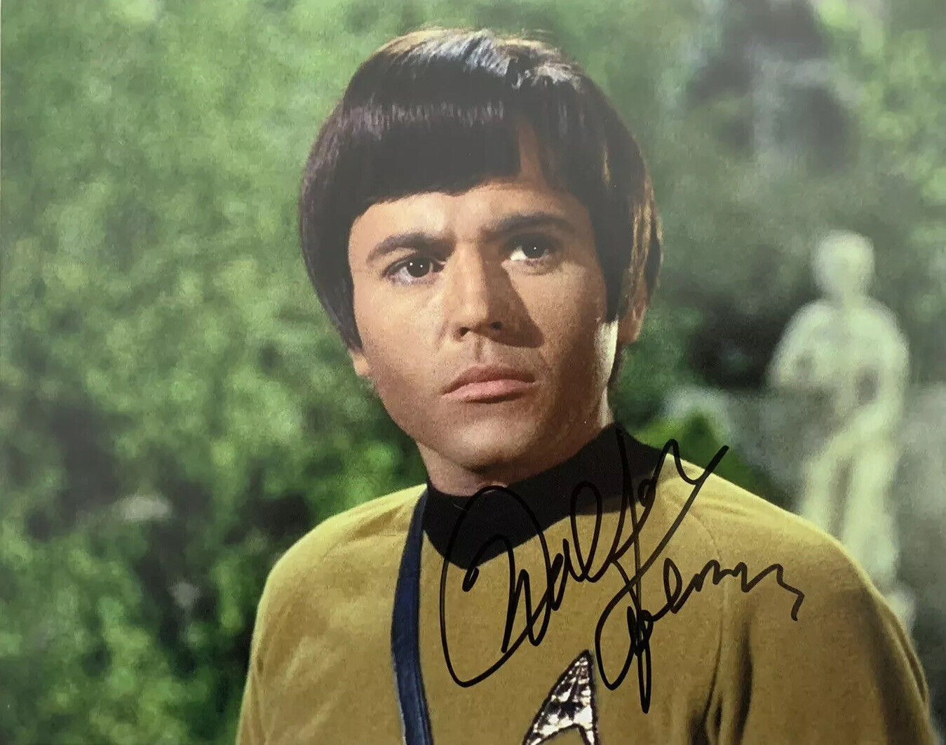 WALTER KOENIG HAND SIGNED 8x10 Photo Poster painting STAR TREK AUTOGRAPHED AUTHENTIC RARE