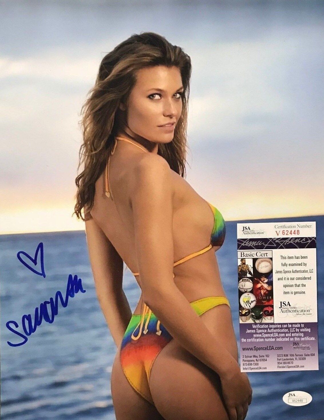 Samantha Hoopes Signed 11x14 Photo Poster painting Autographed AUTO JSA COA