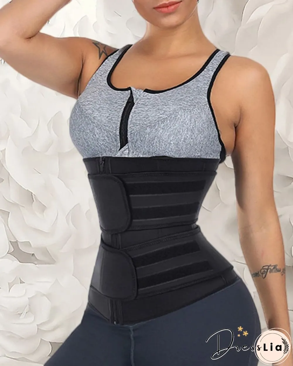 Solid Waist Trainer Corset Neoprene Sweat Belt Tummy Slimming Sport Shapewear Breathable