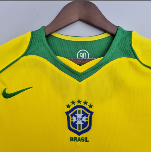 Retro 2004/2006 Brazil home Football shirt Thai Quality