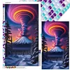 >SALE<5D DIY Full Round Drill Diamond Painting Volcano Kit Home Decor Art Craft40x70cm