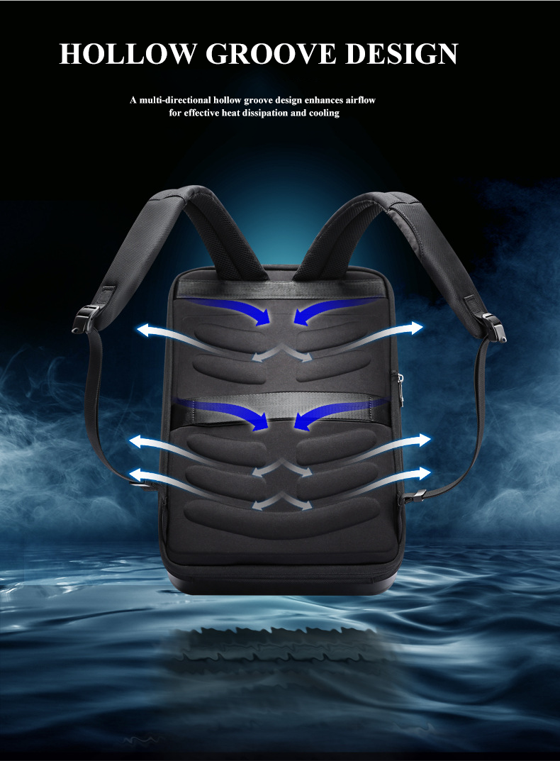 TESLA Tesla Cyber Backpack - PC Hardshell Backpack