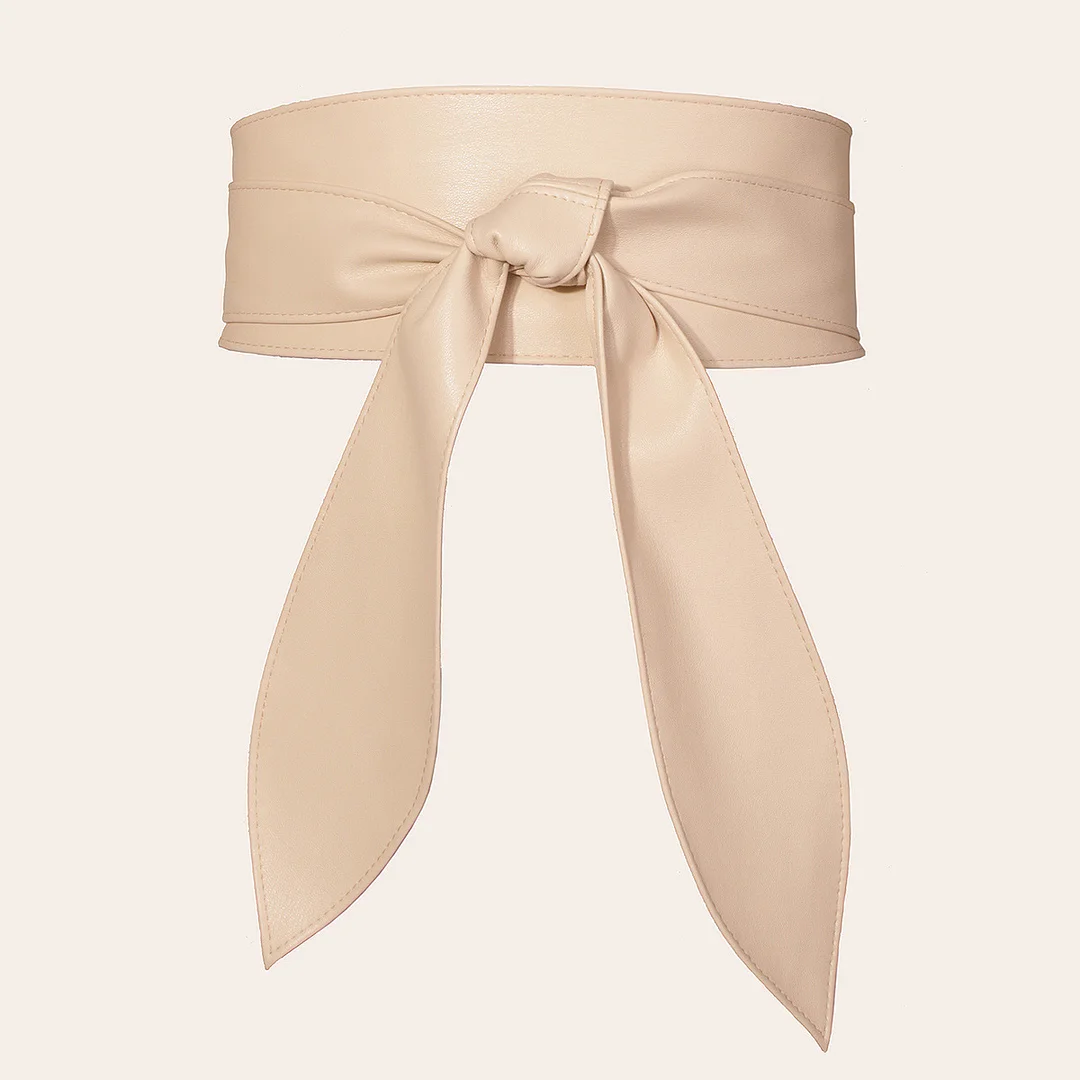 Women's Versatile Elegant Bow Ribbon Extra Long Belt