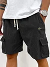 Men's Casual Lace-Up Pocket Shorts