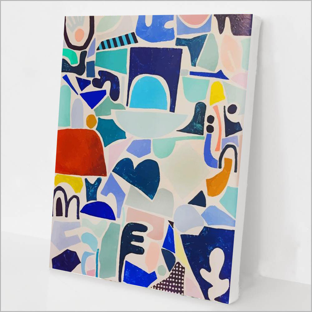 DIY Painting By Numbers Abstract Art