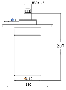 Thread Ultrasonic Flow Meter Indicator For Liquid Level Measurement 3