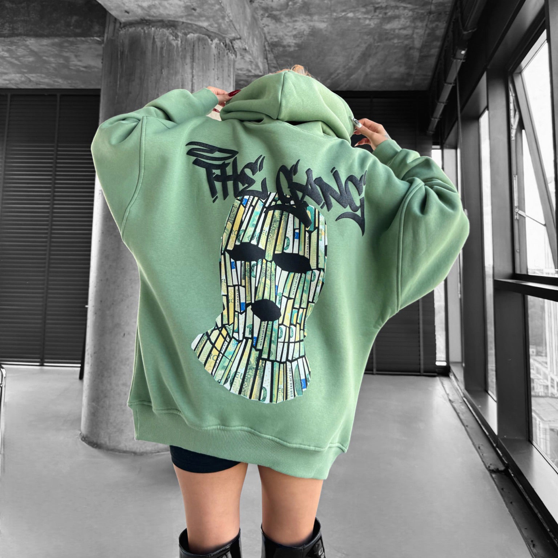 Oversize The Gang Hoodie / [blueesa] /