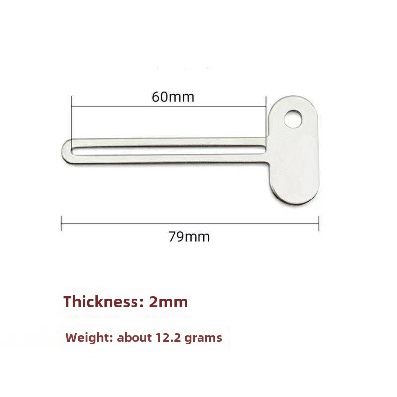 Toothpaste Squeezer Facial Cleanser Hand Cream Hair Coloring Cream Skin Care Products Lazy Man Manual Rotation Metal Toothpaste Pressing Clip