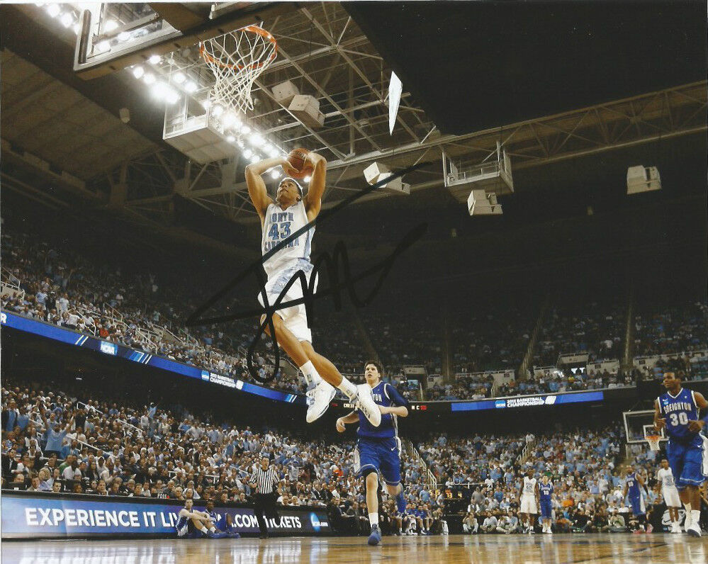 North Carolina James Michael McAdoo Autographed Signed 8x10 NBA Photo Poster painting COA A