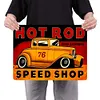 Hot Rod Speed Shop - Vintage Metal Signs - 20*30cm/30*40cm