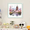 Pavilions-11CT Stamped Cross Stitch 40*40cm/15.75*15.75in tapestrymarket