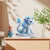 DIY Dragon Diamond Painting Single-sided Desktop Ornaments