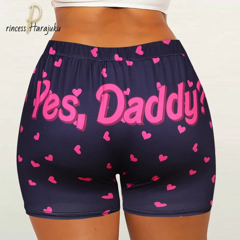 Funny Lingerie Breathable Briefs Underwear Panties For Women Thongs Knickers Yes Daddy Letter Printed Underwear Female Intimates