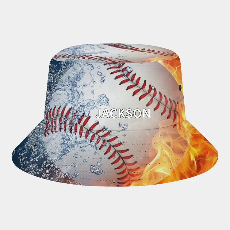 Personalized Baseball Visor Bucket Hat|H25