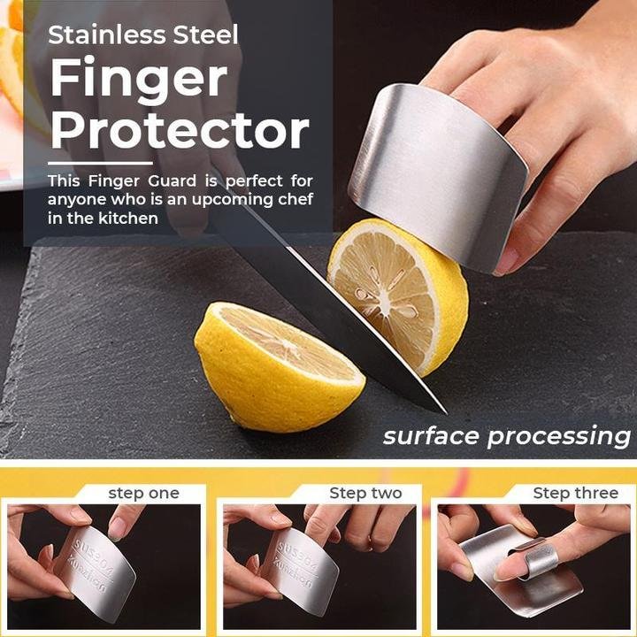 Christmas Hot Sale 48% OFF - Stainless Steel Finger Guard - BUY 5 GET 3 FREE NOW