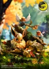 Natural Series Flareon & Cyndaquil & Dedenne & Fletchling - Pokemon Resin Statue - Moon Shadow Studios