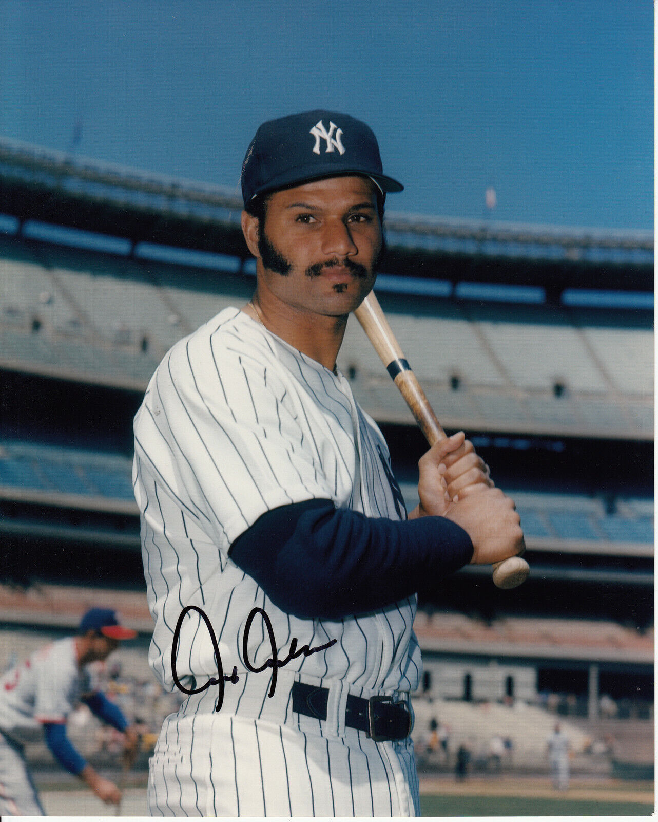 Chris Chambliss #1 8x10 Signed New York Yankees 033119