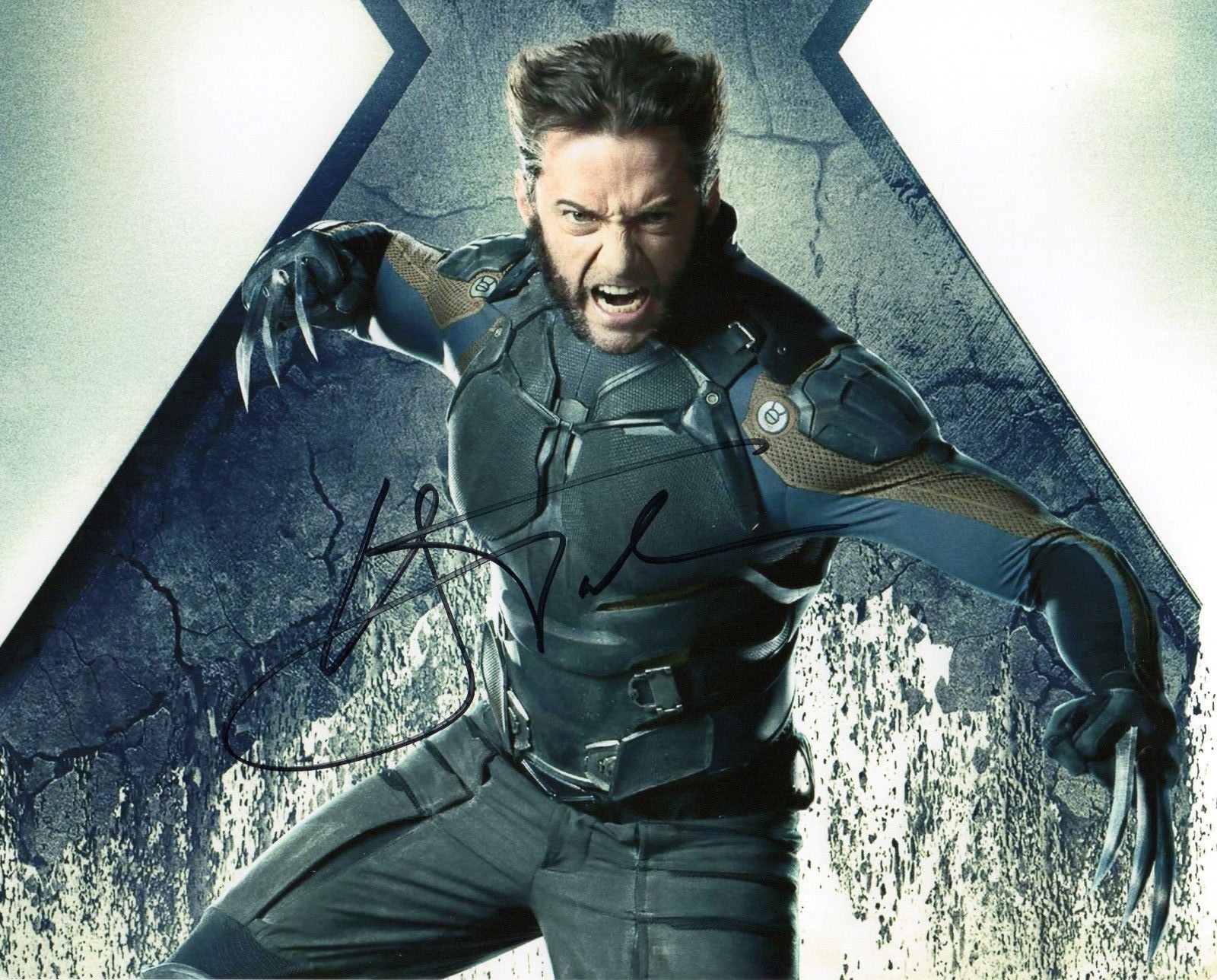 HUGH JACKMAN - WOLVERINE AUTOGRAPHED SIGNED A4 PP POSTER Photo Poster painting PRINT 6