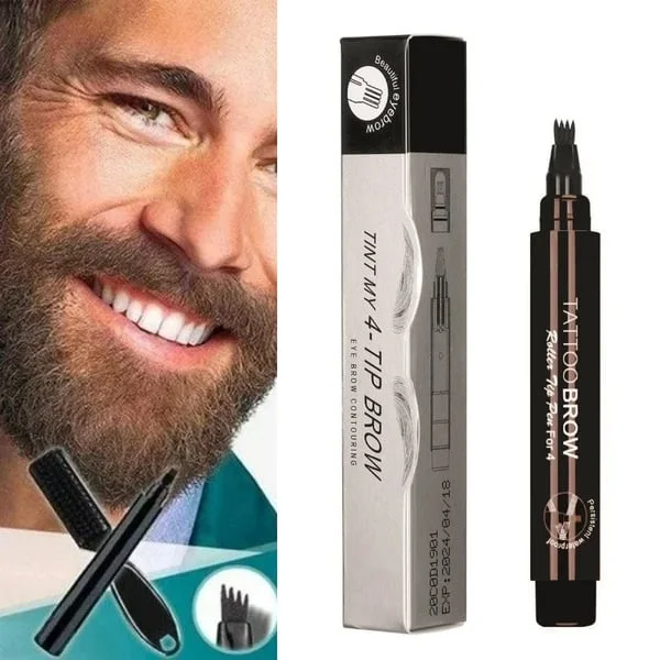 Last Day 49% OFF-Waterproof Beard Filling Pen Kit