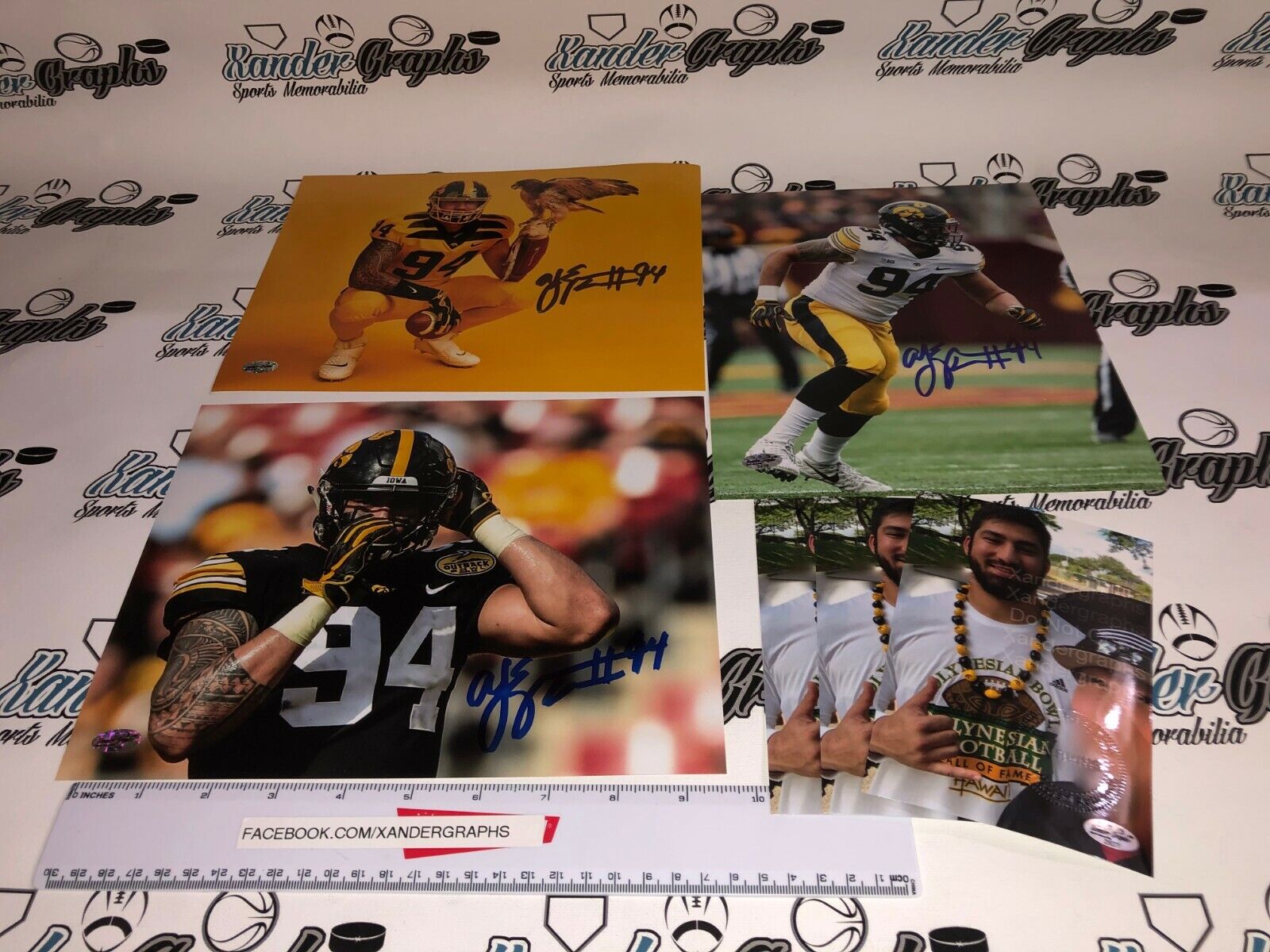 Pick (1): AJ EPENESA IOWA HAWKEYES SIGNED AUTOGRAPHED 8X10 Photo Poster paintingGRAPH-COA