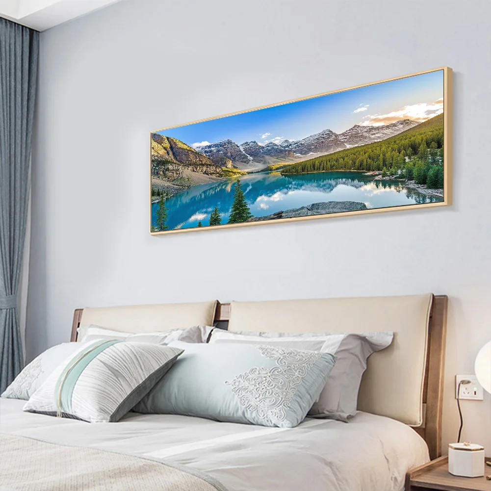 Diamond Painting - Full Round Drill - Mountain Scenery(80*40cm)