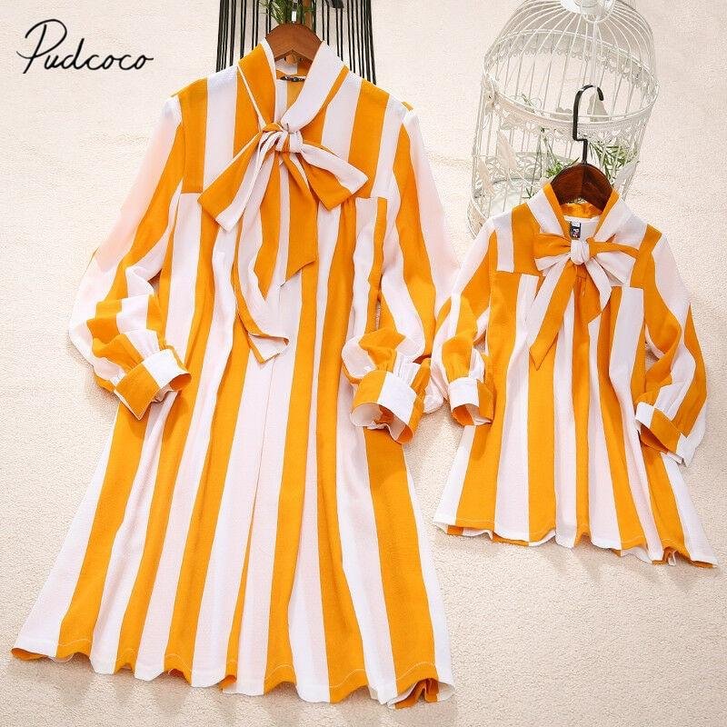2019 Parent-child Mother and Daughter Clothes dress Family Matching Outfits Set