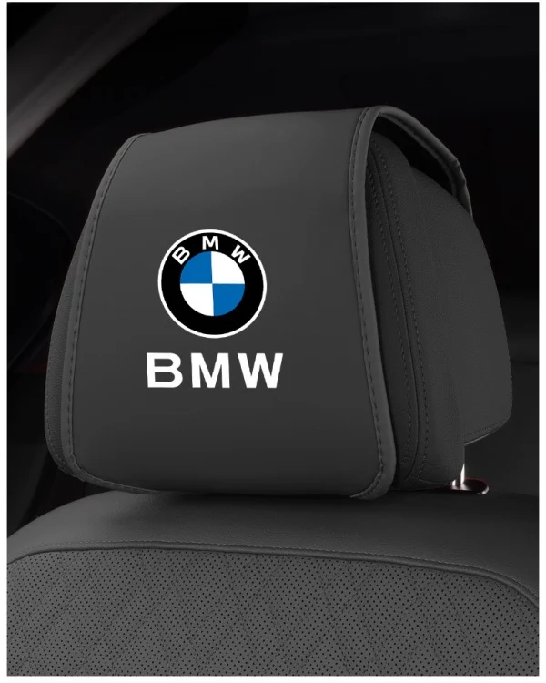 Car Seat Headrest Leather Cover Seat Head Cap