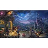 (Counted/Stamped) 11CT/16CT/18CT  Beauty and the beast  - Cross Stitch 80*55cm/31.5*21.65in(Big Size)