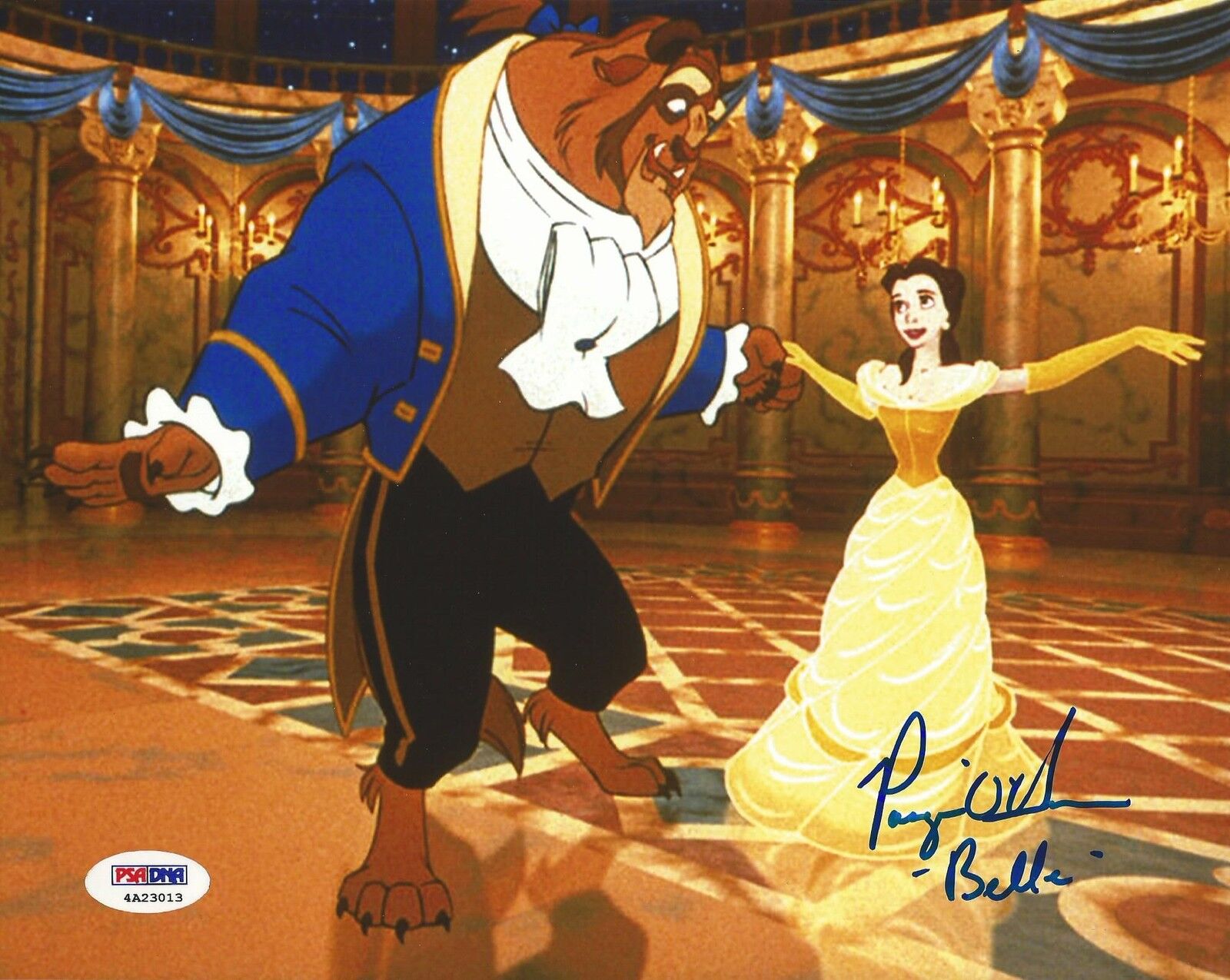 Paige O'Hara Signed Beauty & the Beast Belle 8x10 Photo Poster painting PSA/DNA Disney Princess