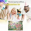 (24cm)Diamond Art Tissue Box DIY PU Napkin Cover for Home(Butterflies and flowers)