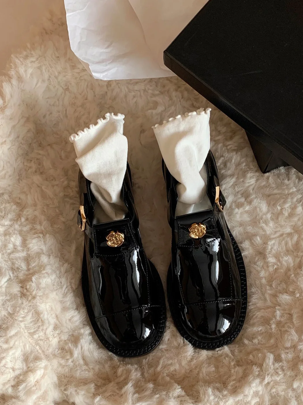 Retro British Leather Loafers / DarkAcademias /Darkacademias