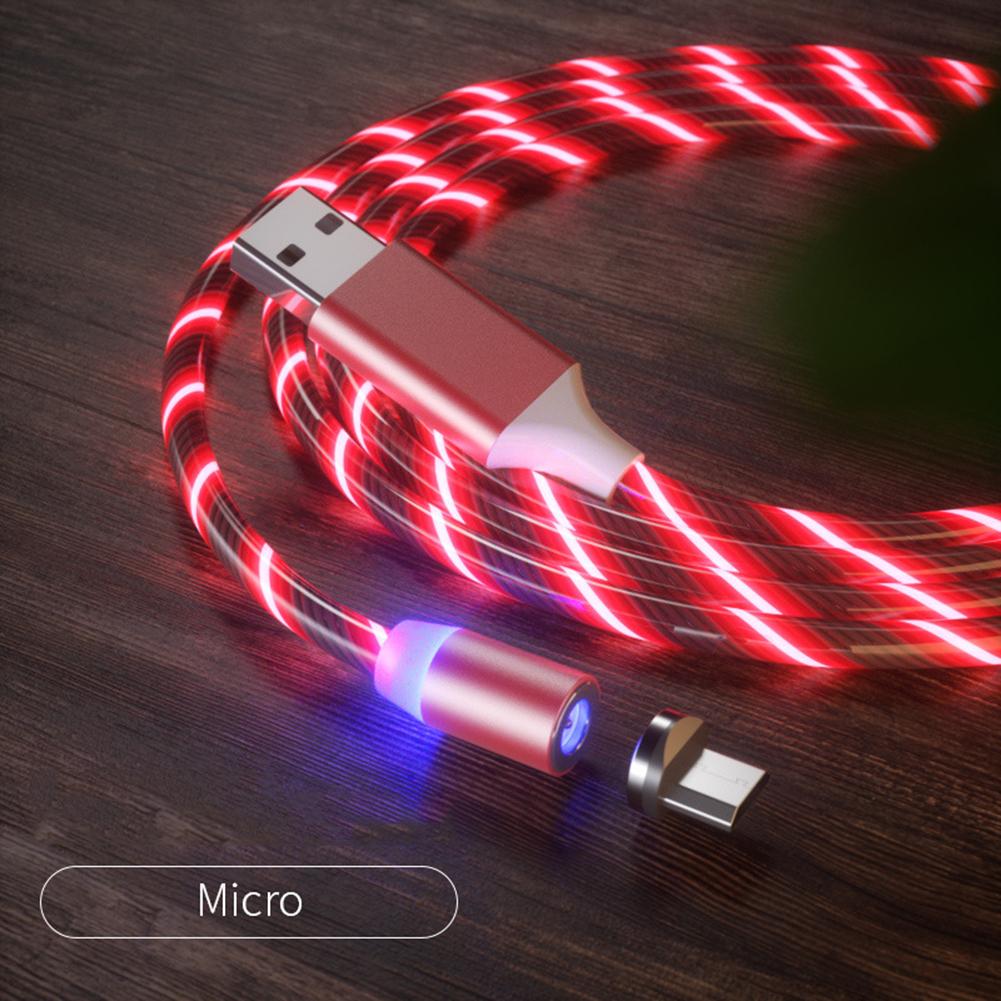 

Colorful LED Magnetic Absorption Data Line Charging Cable for Android Phone, 501 Original