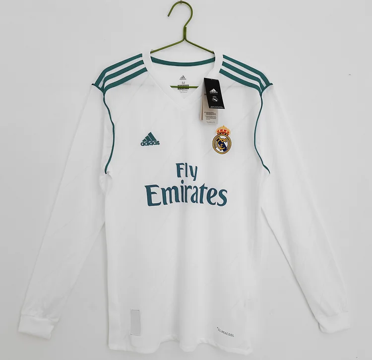 2017/18 Real Madrid Home Long Sleeve Jersey