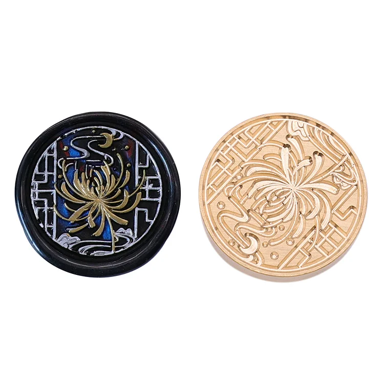 Diy Fire Lacquer Round Sealing Wax Stamp Head 25Mm gbfke