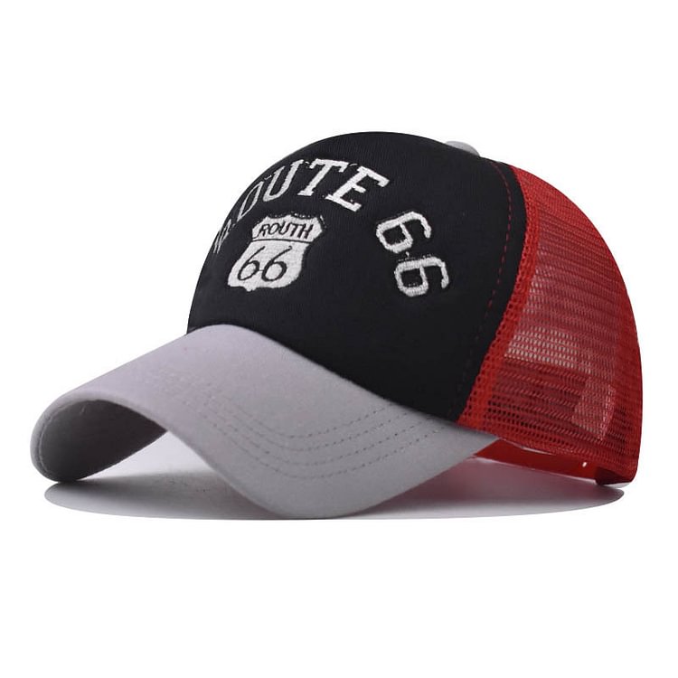 Route 66 Embroidered Baseball Cap