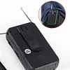 Portable Pocket AM FM Radio Battery Operated Pointer Radio Built-in Speaker