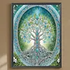 Arbre de r&ecirc;ve de la vie-peinture diamant en forme sp&eacute;ciale-30 * 40cm