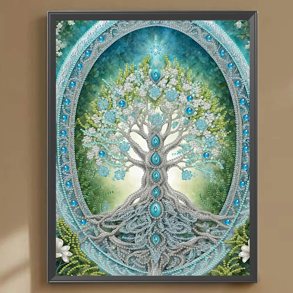 Diamond Painting - Partial Special Shaped Drill - Life Tree(Canvas|30*40cm)