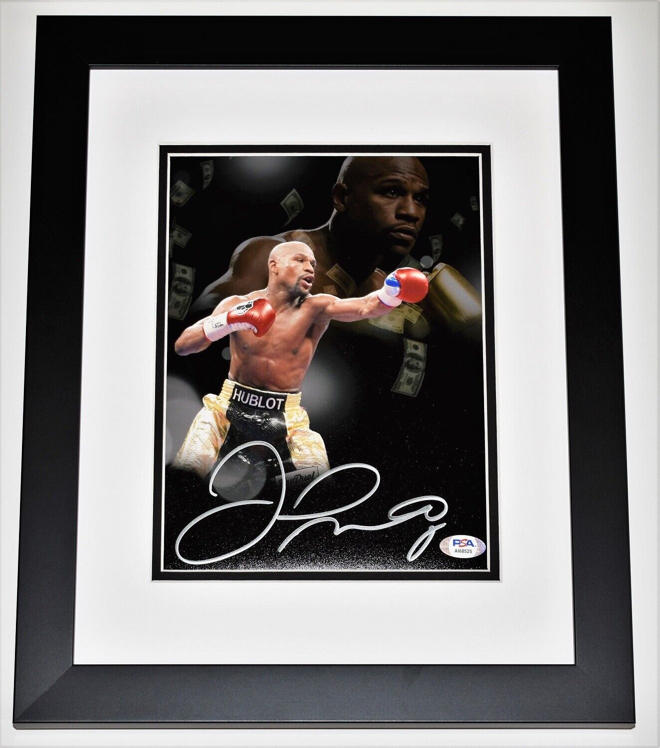 FRAMED Floyd Mayweather Jr. Signed Autographed Boxing 8x10 Photo Poster painting + PSA/DNA COA