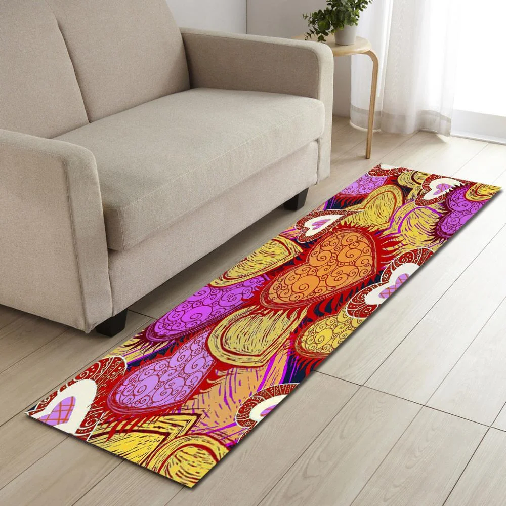 Valentine's Day non-slip restaurant pad home porch pad entrance door mat rectangular corridor area carpet kitchen mat